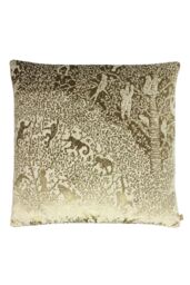 KAI Tilia Exotic Jacquard Cushion in Gold - Size: 55 cm x 55 cm