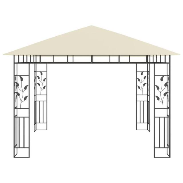 Berkfield Home Gazebo with Mosquito Net 3x3x2.73 m Cream 180 g/m ² - image 1
