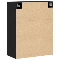 Berkfield Home Wall Mounted Cabinet in Black Oak, 69.5 x 34 x 90 cm, Made from Engineered Wood - Size: 69.5 x 34 x 90 cm - thumbnail 8