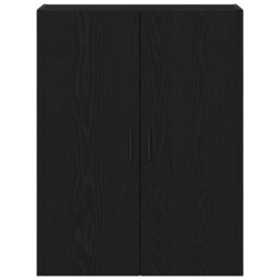 Berkfield Home Wall Mounted Cabinet in Black Oak, 69.5 x 34 x 90 cm, Made from Engineered Wood - Size: 69.5 x 34 x 90 cm - thumbnail 6