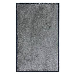 The Rug Shop UK Grey Modern Plain WashaMat - Size: 80 cm x 50 cm - thumbnail 2