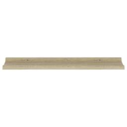 Berkfield Home Wall Shelves 2 pcs Sonoma Oak 80x9x3 cm in Light Tan - Size: 80 x 9 x 3 cm - thumbnail 6
