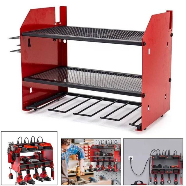 EONLION Heavy Duty Power Tool Organizer Drill Holder in Red - Size: 1000mm × 2000mm - image 1