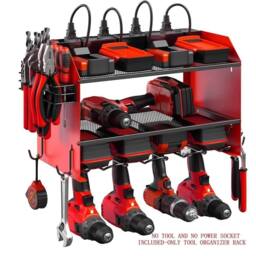 EONLION Heavy Duty Power Tool Organizer Drill Holder in Red - Size: 1000mm × 2000mm - thumbnail 3