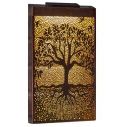Marco Paul Solar LED Light Up Garden Wall Panel - Tree Of Life in Bronze - Size: 30 cm - thumbnail 2