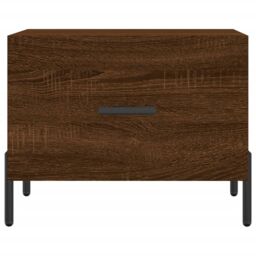 Berkfield Home Coffee Tables 2 pcs Brown Oak 50x50x40 cm Engineered Wood - Size: 50 x 50 x 40 cm - thumbnail 6