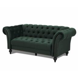 Home Detail Mayfair Velvet 3 Seater Sofa in Green