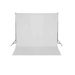 Berkfield Home Backdrop Support System 600x300 cm White - thumbnail 1