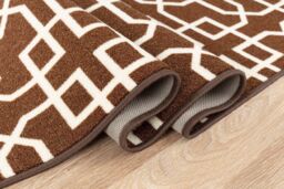 Smart Living Siam Heavy Duty Machine Washable Hallway Kitchen Non Slip Door Mat in Dark Brown - Size: 40 cm x 60 cm - thumbnail 3