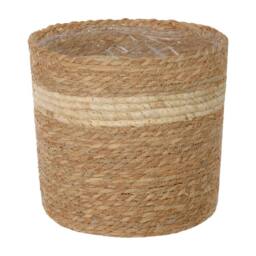 SPETLEK Natural Seagrass Indoor Planter Storage Basket Flower Pot Large - thumbnail 1