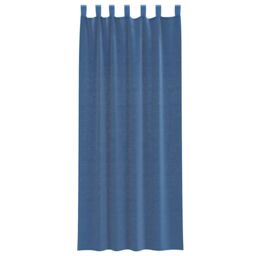Berkfield Home Voile Curtains with Rod Pockets 2 pcs Royal Blue - thumbnail 4