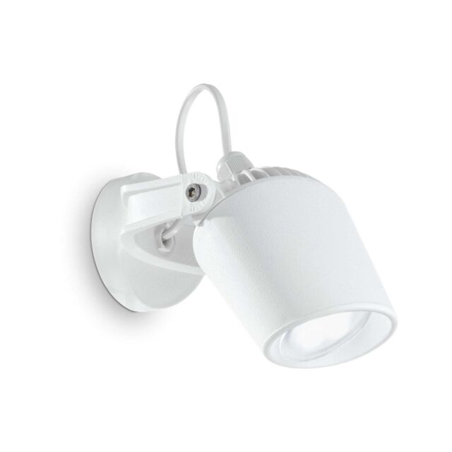 Netlighting Minitommy 1 Light Outdoor Wall Spotlight White IP66 GU10