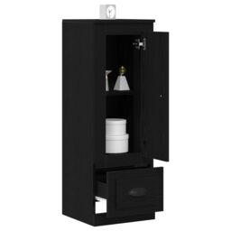 Berkfield Home Highboard Black Oak 36x35, 5x103, 5 cm Engineered Wood - thumbnail 3