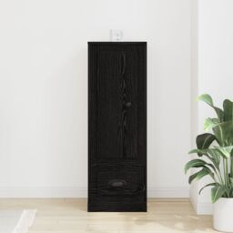 Berkfield Home Highboard Black Oak 36x35, 5x103, 5 cm Engineered Wood - thumbnail 4