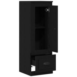 Berkfield Home Highboard Black Oak 36x35, 5x103, 5 cm Engineered Wood - thumbnail 5