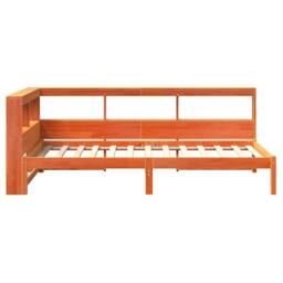 Berkfield Home Decorative Bookcase Bed without Mattress Wax Brown 90x200 cm Soli - thumbnail 8