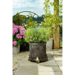 Jardinopia Standing Gnome With Watering Can Plant Pot Feet - Set of 3 in Green - thumbnail 4
