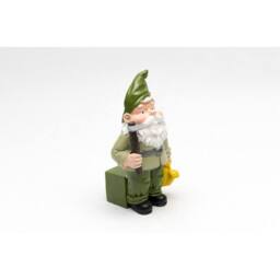 Jardinopia Standing Gnome With Watering Can Plant Pot Feet - Set of 3 in Green - thumbnail 3