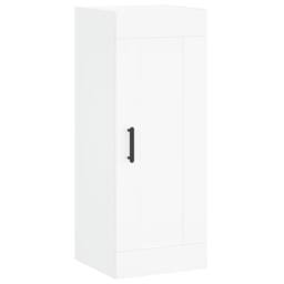 Berkfield Home Highboard White 34.5x34x180 cm Engineered Wood - thumbnail 7