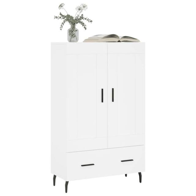Berkfield Home Highboard White 69.5x31x115 cm Engineered Wood - image 1