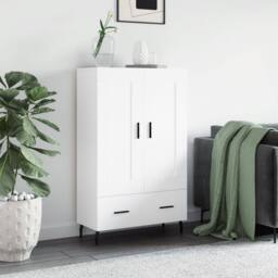 Berkfield Home Highboard White 69.5x31x115 cm Engineered Wood - thumbnail 2