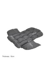 H&O Direct Outdoor Woven Hanging Chair with Stand & Cushion in Dark Grey - thumbnail 5