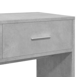 Berkfield Home Modern Dressing Table with Mirror Concrete Grey 80x39x80 cm - Size: 80 x 39 x 80 cm - thumbnail 8