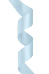 Neel Blue Double Sided Satin Polyester Ribbon Roll, 25mm x 10 Metres in Light Blue - thumbnail 3