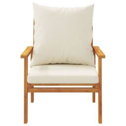 Berkfield Home 5 Piece Garden Lounge Set with Cushions Solid Wood Acacia in Brown - thumbnail 6