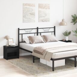 Berkfield Home Nightstands 2 pcs Black Oak 40x30x39 cm Made from Engineered Wood - Size: 40 x 30 x 39 cm - thumbnail 1