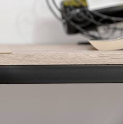 STILVORA Bar Table Set with metal frame in oak effect in Light Oak - thumbnail 6