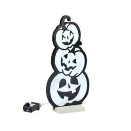 Garden Greatness Tiered Pumpkin LED Infinity Mirror Halloween Decor in Orange - Size: 1 Pack - thumbnail 3