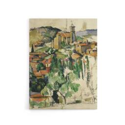 "Artery8 Paul Cezanne The Village Of Gardanne Canvas Wall Art Print - Size: W18"" x H24""" - thumbnail 1