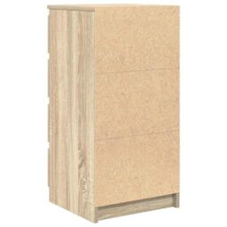 Berkfield Home Sideboard with Drawers Sonoma Oak 37.5x35x99 cm Engineered Wood in Brown - thumbnail 8