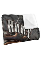 JQ Licensing Rle Live To Hunt Deer Skull Silky Touch Super Soft Throw Blanket 152 X 127 cm in White - thumbnail 3