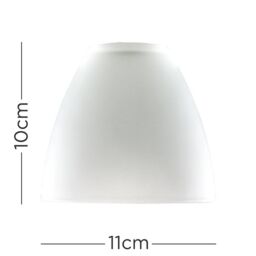 ValueLights Set of 3 White Ceiling Pendant Shades - thumbnail 4