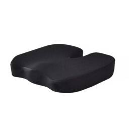 SPETLEK Premium Memory Foam Seat Cushion Comfort Pad for Home or Office Black - Size: 100 cm x 190 cm