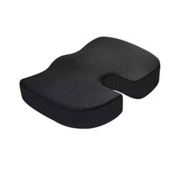 SPETLEK Premium Memory Foam Seat Cushion Comfort Pad for Home or Office Black - Size: 100 cm x 190 cm - thumbnail 4