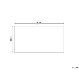 Wyld and Coco Off White Wool and Viscose Area Rug 80 x 150 cm Hand-Woven - Size: 80 cm x 150 cm - thumbnail 3