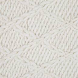 Wyld and Coco Off White Wool and Viscose Area Rug 80 x 150 cm Hand-Woven - Size: 80 cm x 150 cm - thumbnail 6