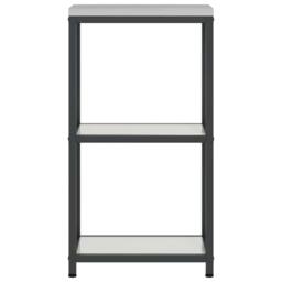 Berkfield Home Kitchen Storage Shelf with Storage Silver Galvanised steel - thumbnail 7
