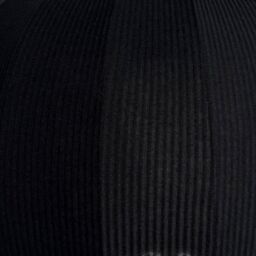 CGC Lighting Lila Black Rounded Ribbed Stretch Cotton Fabric Lampshade - thumbnail 7