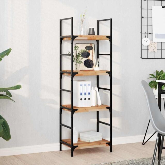 Berkfield Home Floating Shelves 2 pcs 40x30x4 cm Oil Finished Solid Wood Acacia in Brown - Size: 40 x 30 x 4 cm - image 1