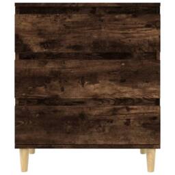 Berkfield Home Sideboard Smoked Oak 60x35x70 cm Engineered Wood in Brown - Size: 60 x 35 x 70 cm - thumbnail 6
