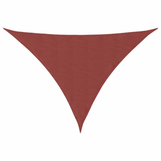Berkfield Home Sun Shade Sail Terracotta 7x5x5 m 100% Polyester Oxford in Burnt Orange - image 1