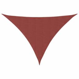 Berkfield Home Sun Shade Sail Terracotta 7x5x5 m 100% Polyester Oxford in Burnt Orange - thumbnail 1