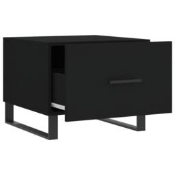 Berkfield Home Decorative Coffee Tables 2 pcs Black 50x50x40 cm Engineered Wood - Size: 50 x 50 x 40 cm - thumbnail 7