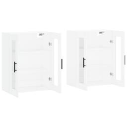 Berkfield Home Wall Mounted Cabinets 2 pcs White Engineered Wood - thumbnail 4