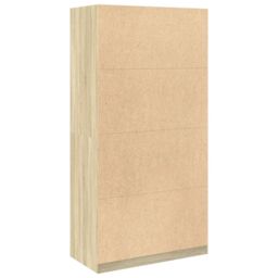 Berkfield Home Wardrobe Sonoma Oak 100x50x200 cm Engineered Wood in Brown - Size: 100 x 50 x 200 cm - thumbnail 6
