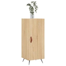 Berkfield Home Sideboard Sonoma Oak 34.5x34x90 cm Engineered Wood in Brown - thumbnail 3